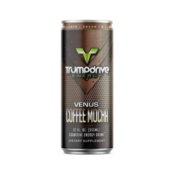 TRUMPDRIVE ENERGY Cognitive Energy Drink, Coffee Mocha 12 Fl Oz (Pack of 12)