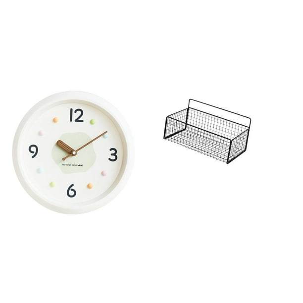 Reloj De Pared Silencioso Contemporáneo Con Números Grandes Y Fáciles De Leer Para El Hogar, La Oficina, La Sala De Estudio, El Moderno Reloj Colgante Decorativo.