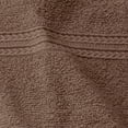 thumbnail image 4 of BNM Eco-Friendly Cotton Bath Towel Set of 4, Coffee, 4 of 5