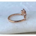 thumbnail image 3 of HeartsAndYou 1.5ct Marquise Cut Moissanite Engagement Ring for Women Curved Crown 18k Rose Gold Over Silver, 3 of 8