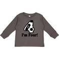 thumbnail image 3 of Inktastic 4 Year Old Soccer Party 4th Birthday Boys or Girls Long Sleeve Toddler T-Shirt, 3 of 5