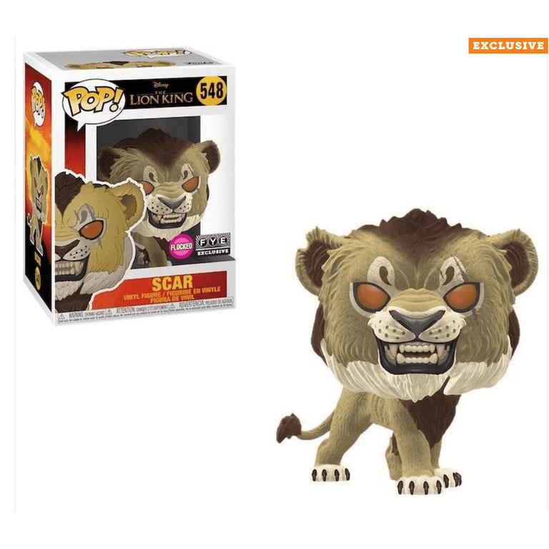 Funko POP! Disney Scar Vinyl Figure [Live Action, Flocked