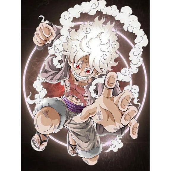 Japanese Anime Diamond Painting Set (for Adults) 5D DIY Anime Diamond Art Set (for Beginners) Round Full Diamond Diamond Painting Gem Art Crafts (Home Wall Decoration Gift)