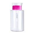 thumbnail image 1 of Dalazy Empty Pump Dispenser Nail Polish Remover Refillable Storage Container Cosmetic Plastic Press Bottle Manicure Beauty Box Rose red 100ml, 1 of 7