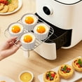 thumbnail image 5 of PLJFXXM Air Fryer Baking Ramekins 3.14'' x 3.14'' x 1.96'', Premium Food-Grade Silicone Mold Cups Non-Stick Air Fryer Accessories Air Fryer Egg Molds for Egg, Cupcake, Muffin, Pudding, Tart, Custard, 5 of 9