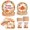 Cup, variant on 24 Pcs Fall Thanksgiving Paper Tableware, Disposable Napkin, Autumn Leaves Disposable Fall Harvest Party Tableware for Fall Party Supplies Decoration