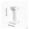 thumbnail image 4 of Candle Holder,Resin Roman Pillar Candlestick Fluted Classical Carved Pedestal,Multi Height Display Prop For Wedding Classroom Photoshoot Dining Table Decor(White), 4 of 8