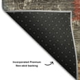 thumbnail image 5 of Addison Rugs Mayfield Premium Machine Washable Transitional Stripes Fern Rectangle Rug, 10' x 14', 5 of 6