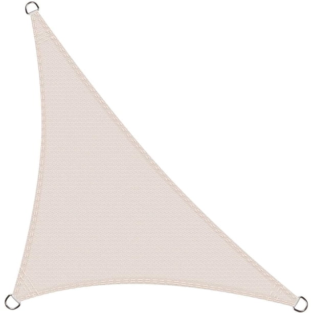 COOL AREA Toldo Vela Cuadrado 2,5 x 2,5 Metros Protección UV, Apto para Jardines y Terrazas, Resistente al Desgaste y Transpirable, Color Crema Ormromra XDHY-104-30