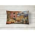 thumbnail image 2 of Fall Amish Pumpkin Stand Canvas Fabric Decorative Pillow, 2 of 4