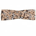 thumbnail image 1 of Vintage Headband, Hand-Drawn Sketch of Different Insects Butterfly Caterpillars, Elastic and Soft Women's Bandana for Sports and Everyday Use, Grey Red Coconut, by Ambesonne, 1 of 3