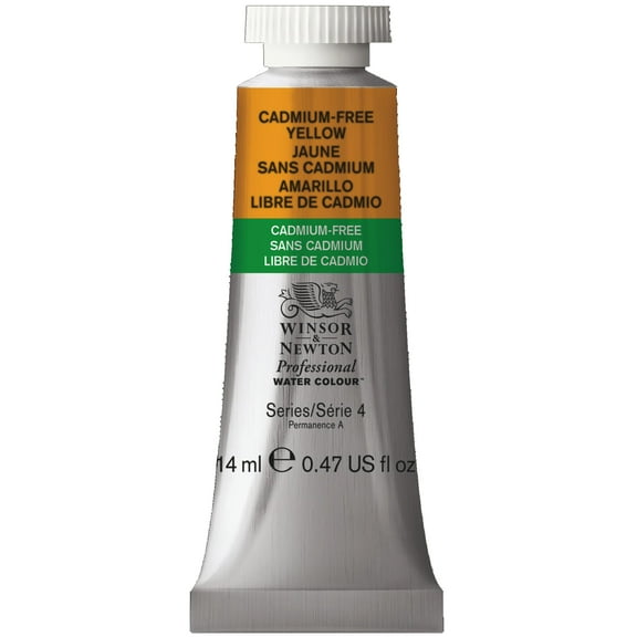 Winsor & Newton Professional Watercolor, 14ml, Cadmium-Free Yellow