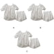 thumbnail image 3 of Sonducket Conjunto de ropa de dormir, pijama lavable para mujer, accesorios para el hogar de aspecto bonito, ropa de salón para niña, ropa para Pijama Ropa blanca, 3 of 6
