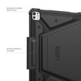 thumbnail image 6 of UAG iPad Pro 13" Case M5 2025 8th Gen, M4 2024 7th Gen A3360 A3361 A3362 A2926 Adjustable Multi-Angle Stand Pencil Holder Auto Sleep/Wake Folio Cover, Metropolis SE Black, 6 of 9