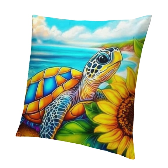BCIIG Sunflowers Throw Pillow Cover for Home Furnishing 1PC 12x12in