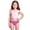 Hot Pink, variant on Toddler Girls Cute Bow Print Triangle Bikini Bottom Solid Quick Dry High Cut Bathing Panty Comfort Summer Beach Pool Swim Bottoms for Kids 2-3 Years