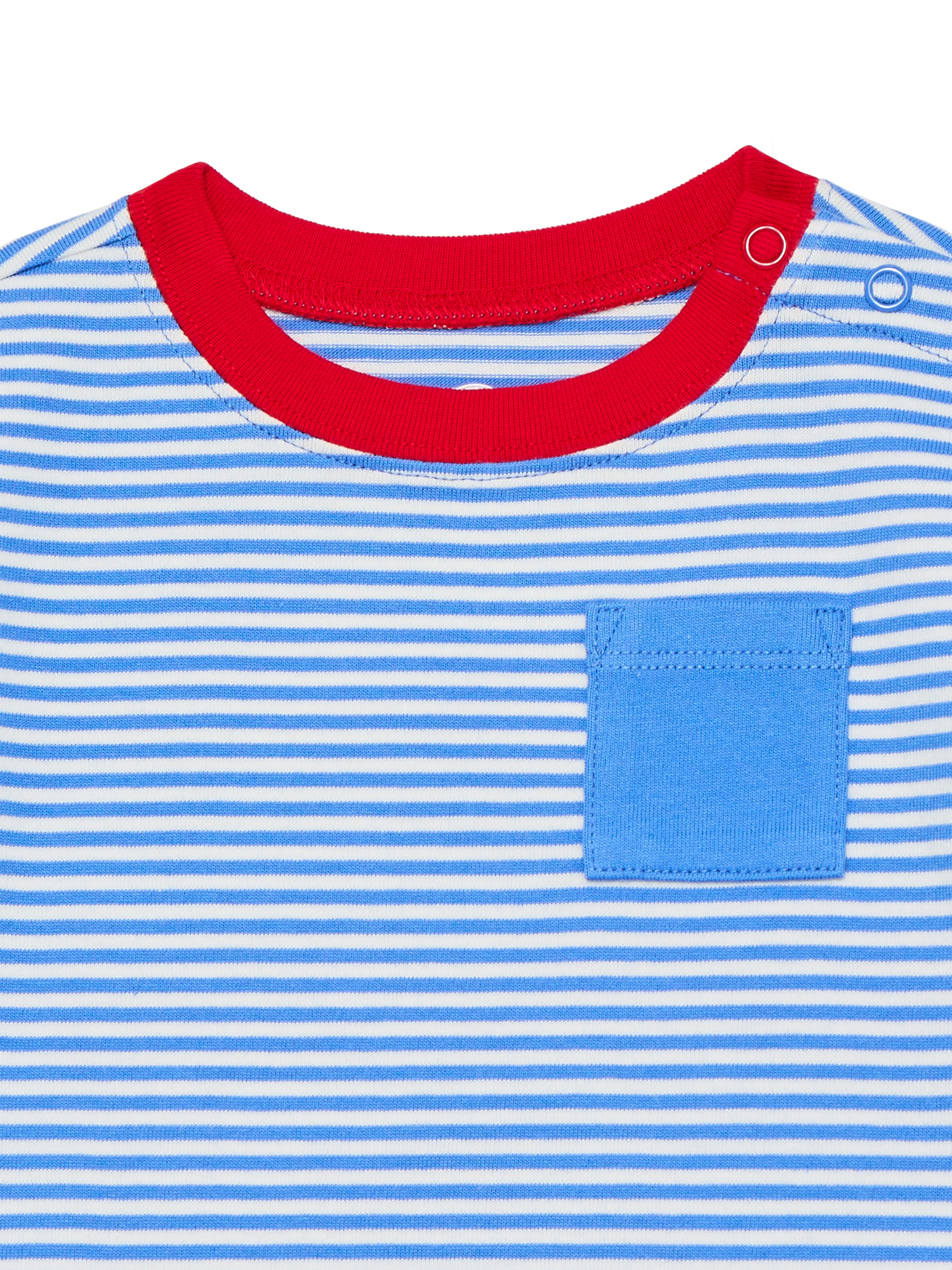 Wonder Nation Baby Boys Striped Pocket Romper, Sizes 0M-24M