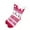 Red, variant on Womens Christmas Indoor Non-Slip Slipper Socks Winter Fleece Lined Xmas Snowflake Holiday Lounge Bed Sleeping Socks