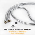 thumbnail image 2 of Manguera de ducha Klabb flexible de acero inoxidable de 178 cm, 2 of 7