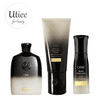 Oribe Gold Lust Repair and Restore Shampoo 8.5 oz & Conditioner 6.8 oz plus Mystify Restyling Spray 5.9 Oz