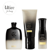 Oribe Gold Lust Repair and Restore Shampoo 8.5 oz & Conditioner 6.8 oz plus Mystify Restyling Spray 5.9 Oz