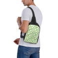 thumbnail image 5 of Rocae Daisies Flowers for Lightweight Chest Bag Dual Pocket, Waterproof Crossbody Sling Bag for Men and Women, 5 of 8