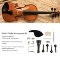 thumbnail image 4 of Violin Accessories, Tail Rope Tuning Peg 15Pcs Chin Rest Violin Accessory Ebony Sound Post Tailpiece  For Replacement, 4 of 8