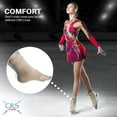 thumbnail image 5 of CRS Cross Ankle Malleolar Gel Sleeves - Padded Skate Sock with Ankle Bone Pads for Figure Skating, Hockey, Inline, Roller, Ski, Hiking or Riding Boots. Ankle protector cushion. (X-Large), 5 of 7
