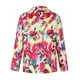 thumbnail image 5 of Puntoco Mujer Primavera y Otoño Solapa Estampado Temperamento Slim Fit Pequeño Blazer Rollbacks Puntoco Puntoco-4568, 5 of 8