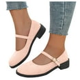 thumbnail image 6 of YLYL Women Mary Jane Shoes Chunky Heel Adjustable Buckle Comfortable Casual Party Ballet Dress Shoes, 6 of 9