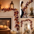 thumbnail image 5 of Darzheoy Thanksgiving Fall Garland, 6.2 ft Artificial Autumn Garland, Mantel Home Thanksgiving Outdoor Decor, Fall Decor, for Home Mantel Table Yard, 5 of 6