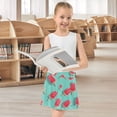 thumbnail image 6 of Girls' Skorts Elastic Waist Skorts with Inner Shorts Athletic Workout Shorts Skirts Watermelon Popsicle Pattern X-Small, 6 of 9