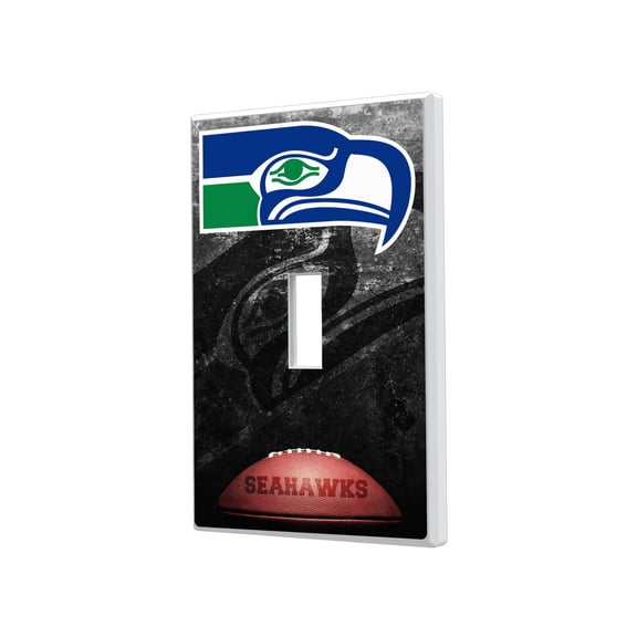 Seattle Seahawks Legendary Design Single Toggle Lightswitch Plate