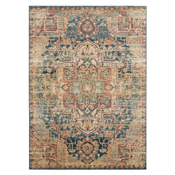 United Weavers Marrakesh Area Rug 3801 30675 Duchess Multi Bulbs Ovals 7' 10" x 10' 6" Rectangle