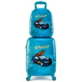 thumbnail image 1 of Costway 16" Carry-on Suitcase & 13" Backpack with 4 Spinner Wheels & Telescopic Handle With race car pattern, 1 of 10