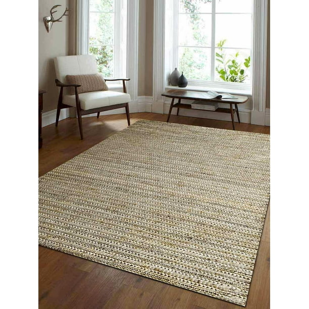 Rugsotic Carpets Hand Knotted Sumak Jute 5'x8' Ecofriendly Area Rug
