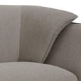 thumbnail image 7 of Benjara Naeli 86" Sofa- Compact Modern Design- Plush Brown Linen Upholstery, 7 of 7