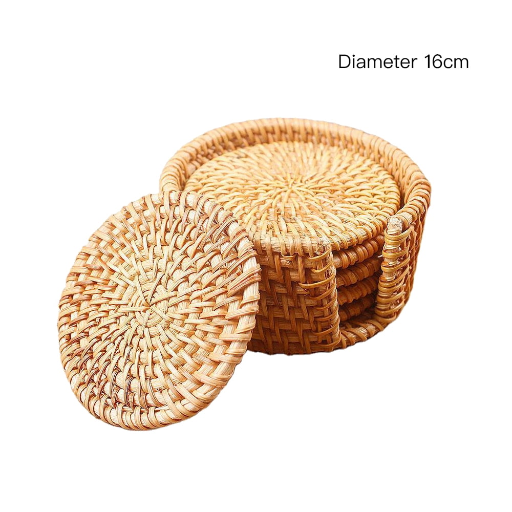 Ratten Woven Heat Insulation Kithchen Utensil Tablemat Placemat Coaster Holder Ratten Woven Heat Insulation Kithchen Utensil Tablemat Placemat Coaster Holder