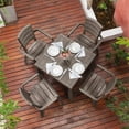 thumbnail image 2 of Rimax Baru Five 5-piece Dining Set in Mocha, 2 of 4