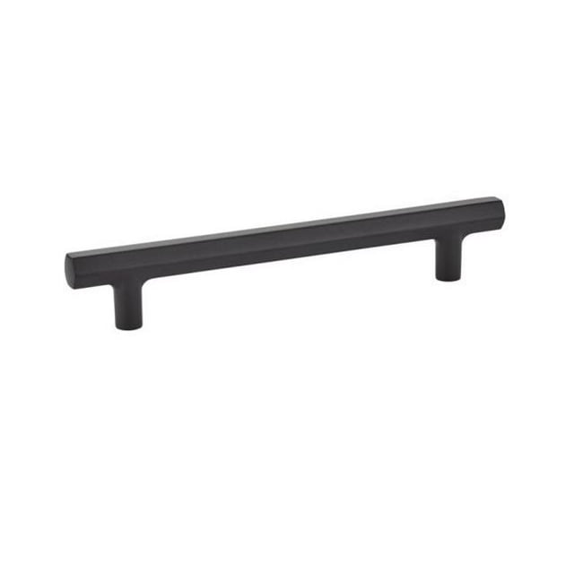 Emtek 86461US19 6 Pouces Mod Hex Pull&44; Noir Plat