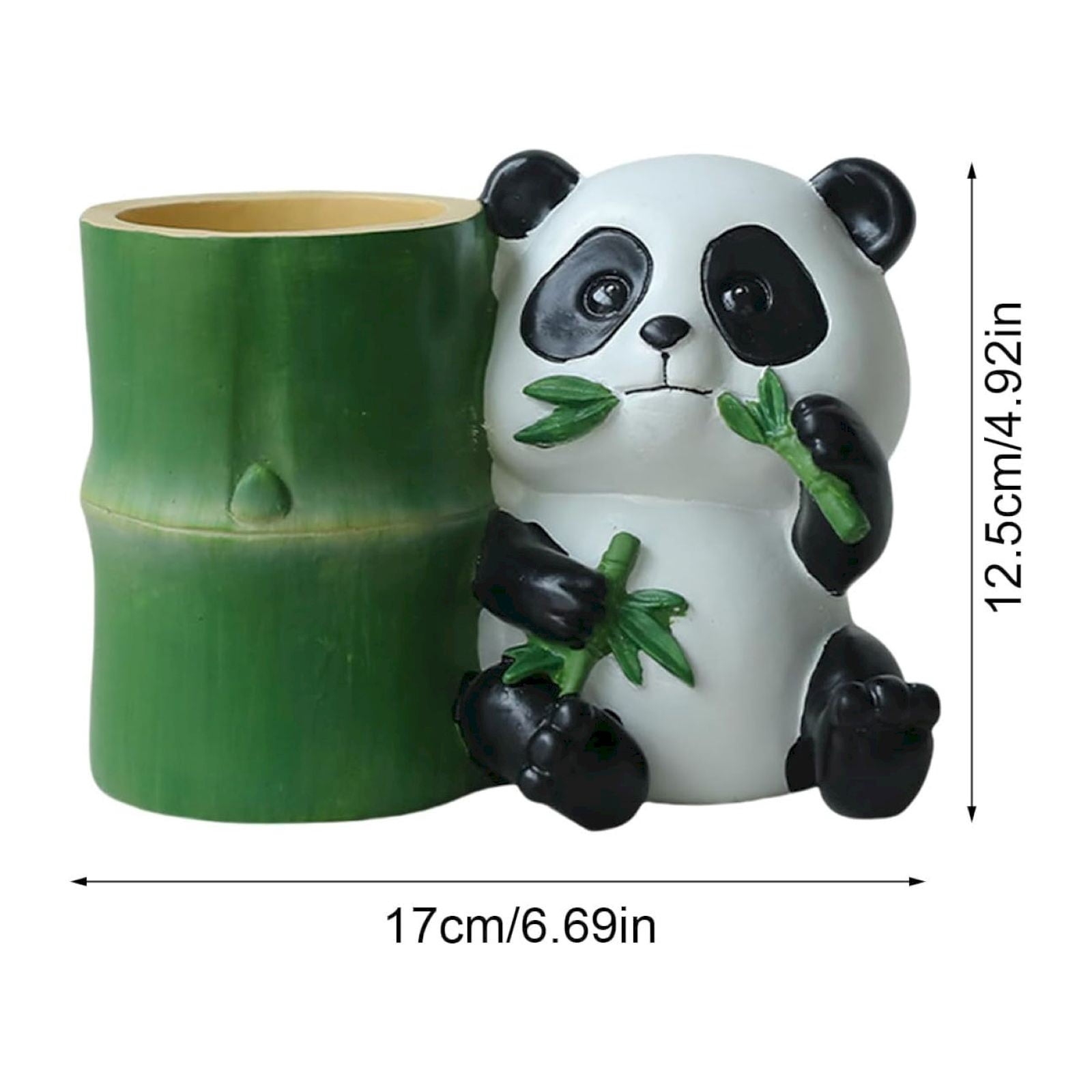 Clearance Under 5$ Home Office Desktop Panda Pen Holder Decoration, Fdelink Pen Holder | Cute Panda Pen Storage Table Stationery Organizer Accessories for S-tudent Dormitories Classrooms and Homes.