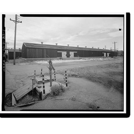 Historic Print, Rocky Mountain Arsenal, Storage Warehouse, 280 feet South of December Seventh Avenue; 180 fee, Commerce City, Adams County, CO, 16" x 20"
