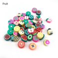 thumbnail image 2 of Pulsera de cerámica blanda con forma de fruta Smiley, cuentas sueltas, piezas perforadas de cerámica blanda, accesorios de joyería con cuentas, 2 of 5