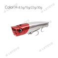 thumbnail image 1 of LETOYO Topwater Popper 8,5-30g flotante Rock pop cebos duros artificiales para lubina perca Lucio señuelo de pesca, 1 of 5