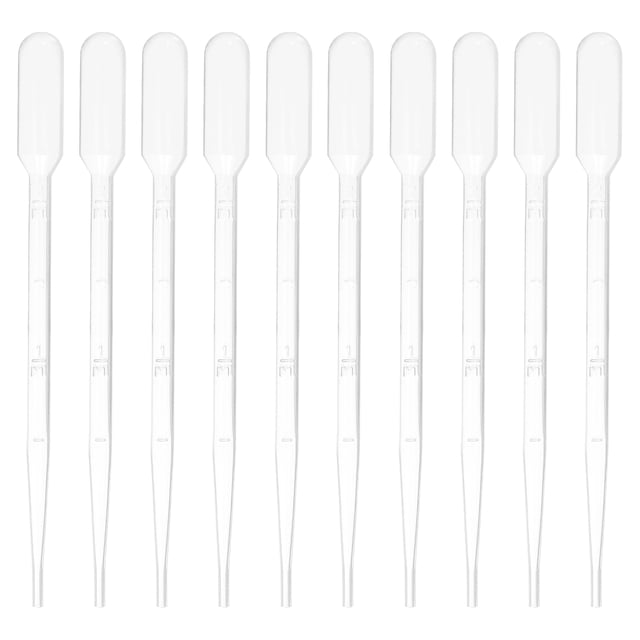 Pipeta de transferencia desechable Uxcell, 100 piezas de 2 ml LDPE envueltas individualmente para transferir líquidos claros