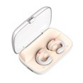 thumbnail image 3 of 5.0 Auriculares inalámbricos Bluetooth de conducción ósea Auriculares deportivos de música con oreja colgante con caja de carga, Rosa Inevent EL2345-04B, 3 of 7