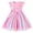 Pink, variant on Toddler Baby Girls Rainbow Tutu Dresses Tulle Dress Party Princess Sequins Sundress Ruffle Sleeveless Light Purple 5-6Years