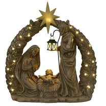 25-in H Holiday Nativity Scene Statuary LED Light