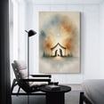 thumbnail image 3 of Christmas Wall Decor Art - Nativity Scene Watercolor Print Poster Bohemian Style Bible Art Artworks Picture Print Poster Wall Art Painting Canvas Gift Decor Home Posters Decorative 12x18inch(30x45cm), 3 of 6