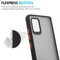 thumbnail image 5 of FROSTED 2TONE CAMERA LENS CASE FOR SAMSUNG GALAXY A51 5G-BLACK W/ ORANGE BUTTONS LUXMO No, 5 of 5